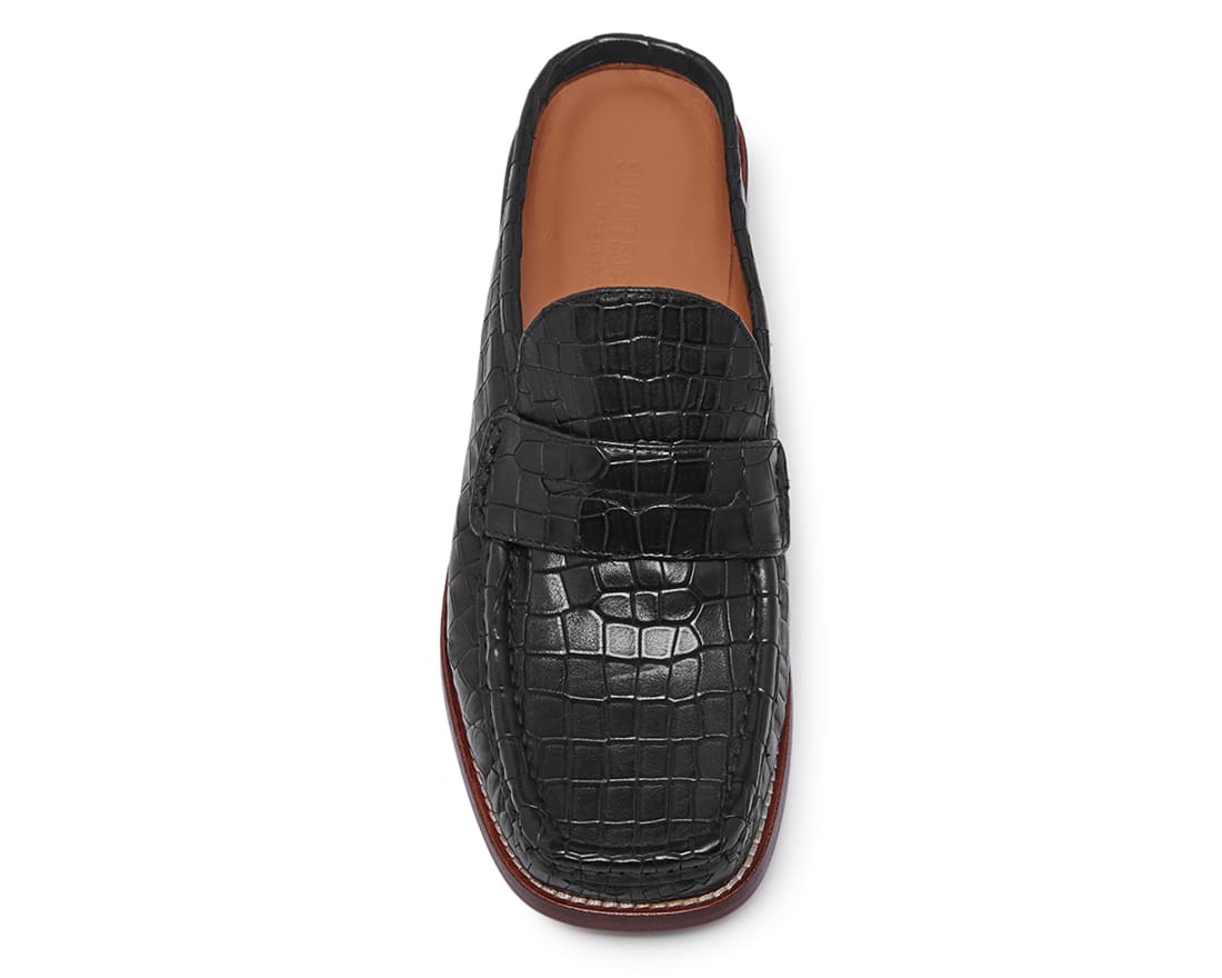 Черные кожаные слиперы - Image 4 of 4