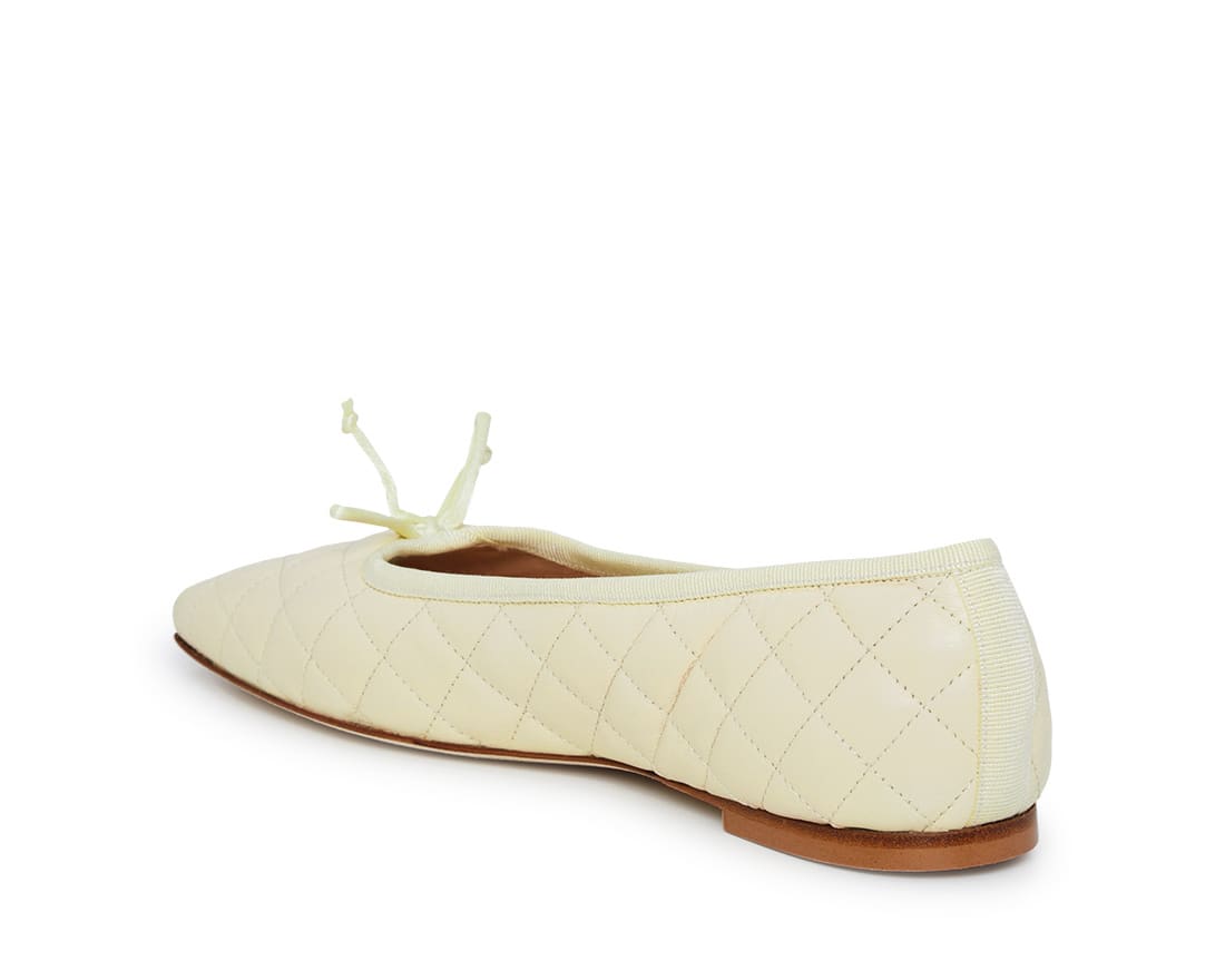 Желтые кожаные балетки - Image 3 of 4