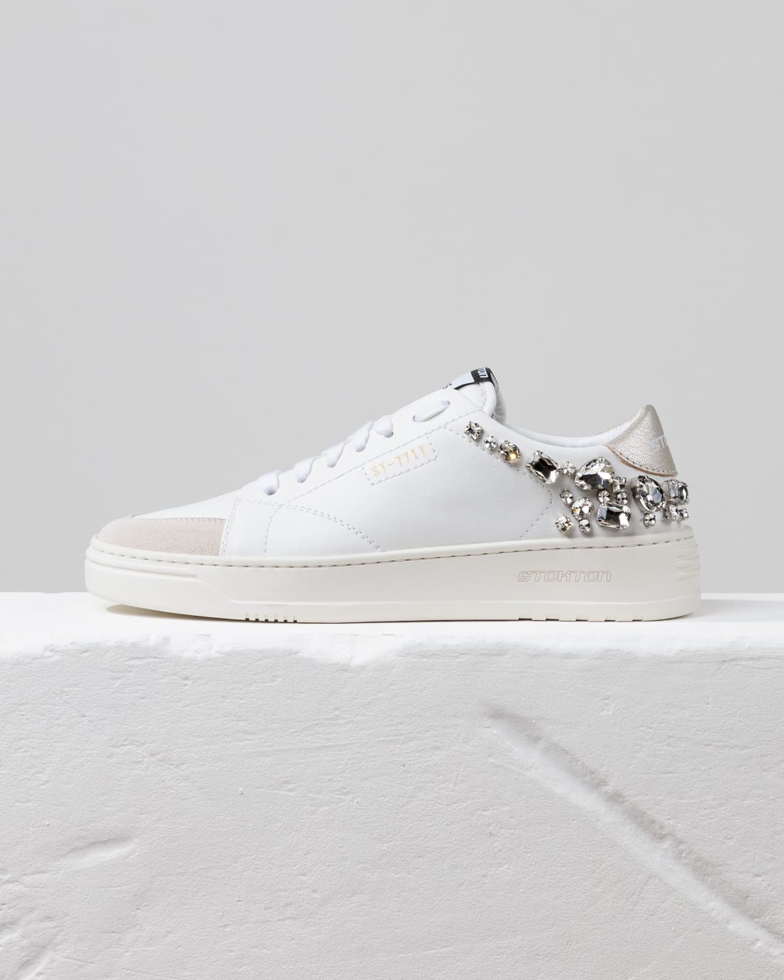 Белые кожаные кеды - Image 1 of 6