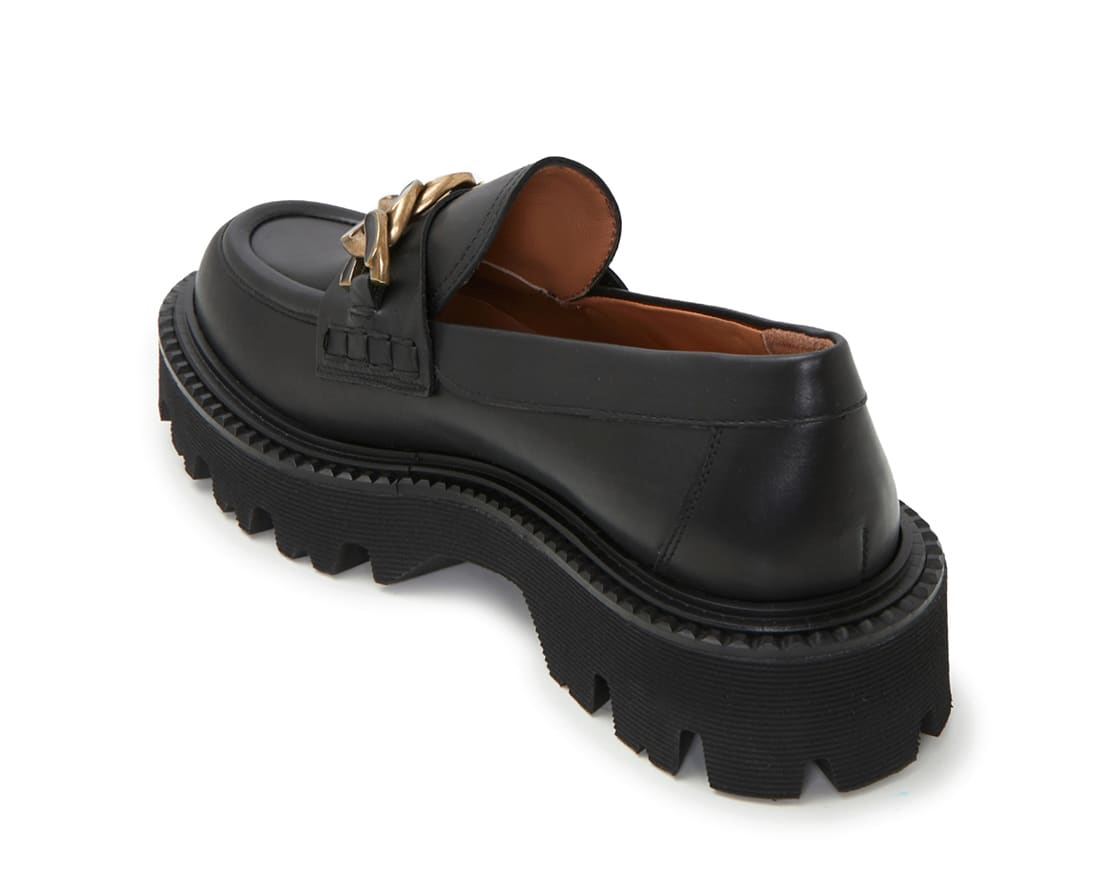 Черные кожаные лоферы - Image 3 of 5