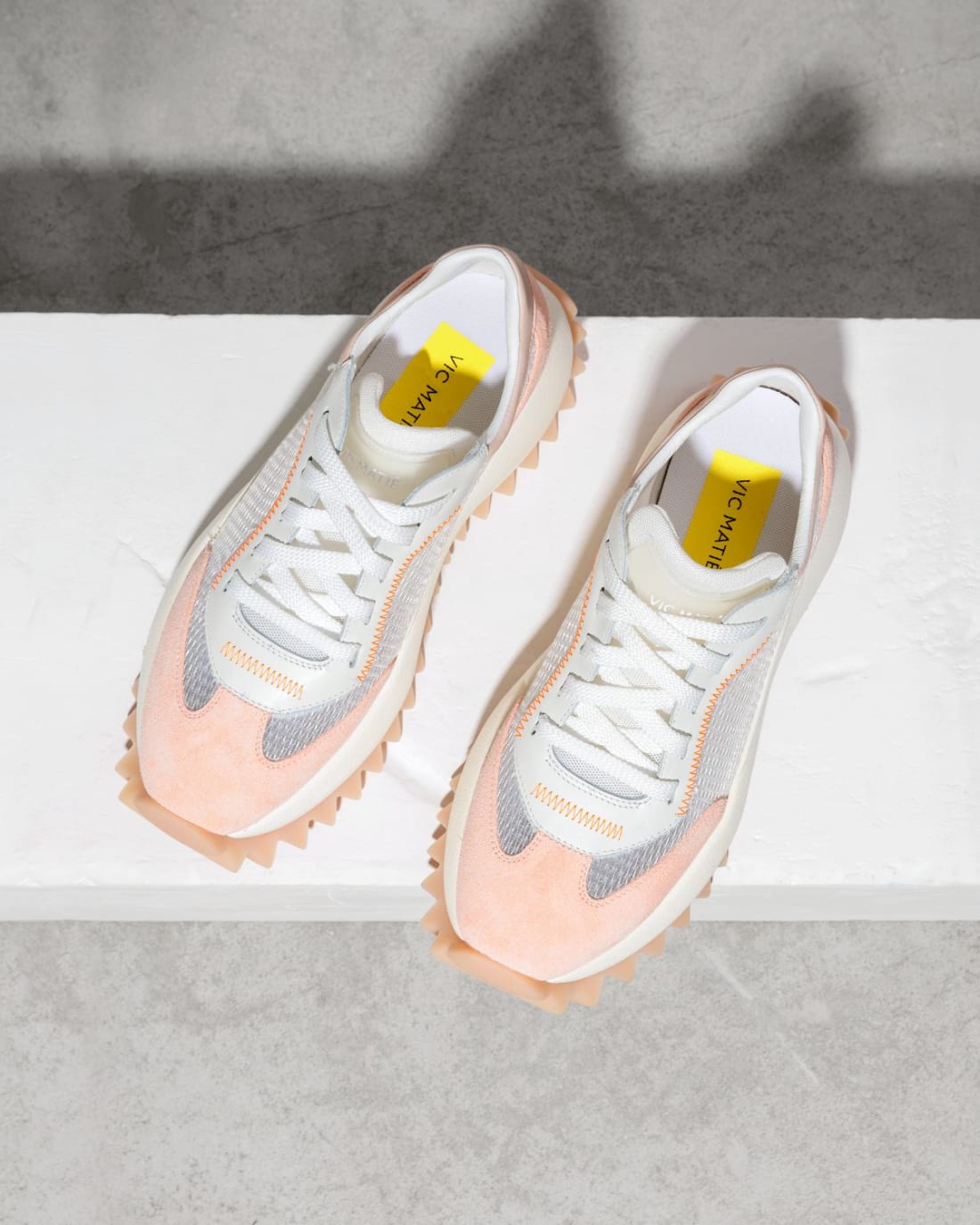 Светло-розовые текстильные кеды - Image 2 of 4