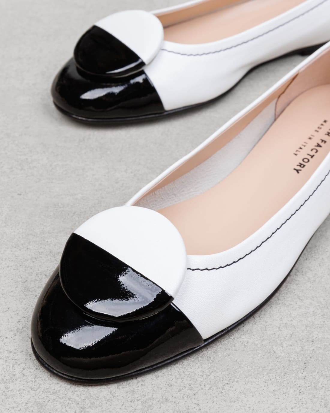 Белые кожаные балетки - Image 4 of 6