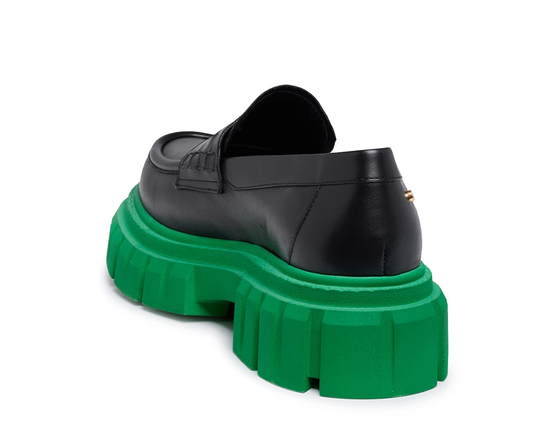 Черные кожаные лоферы - Image 3 of 4