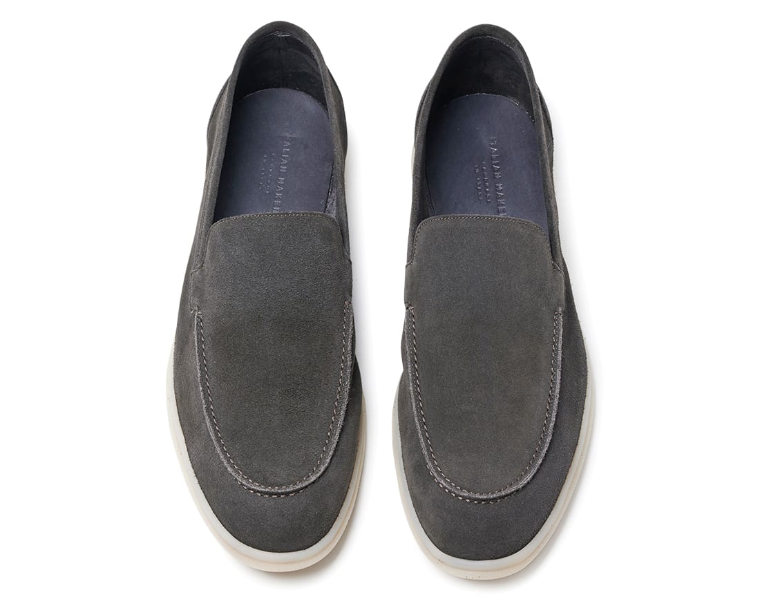 Мужские серые замшевые лоферы - Image 4 of 4