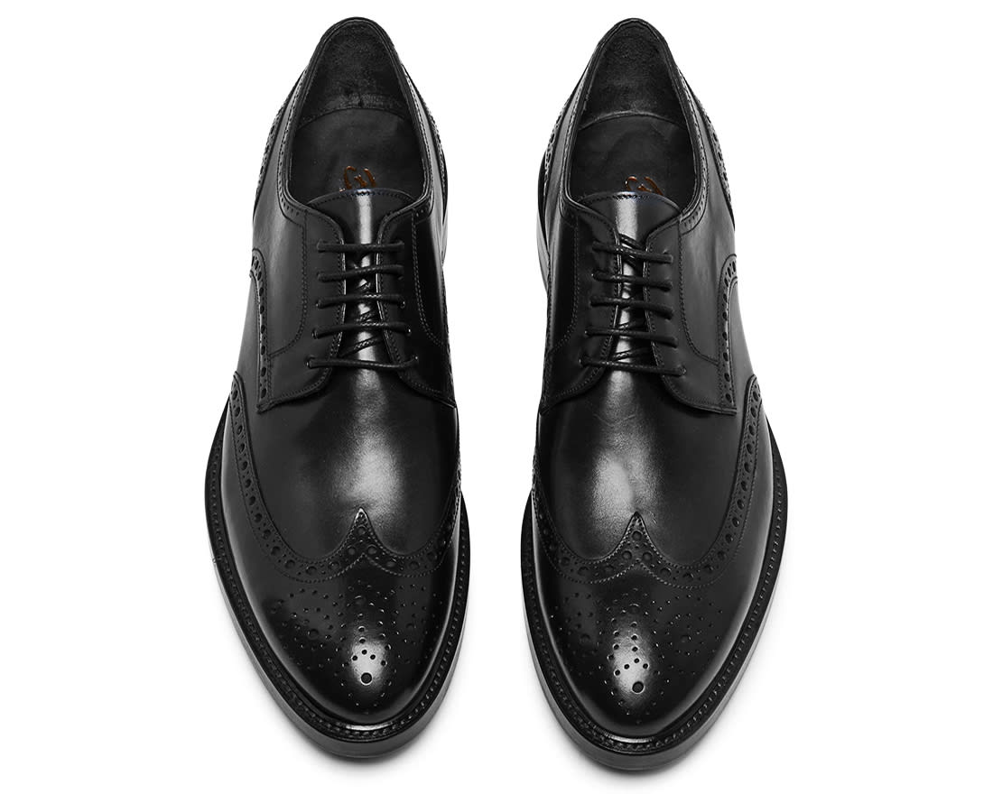 Черные кожаные дерби - Image 3 of 4
