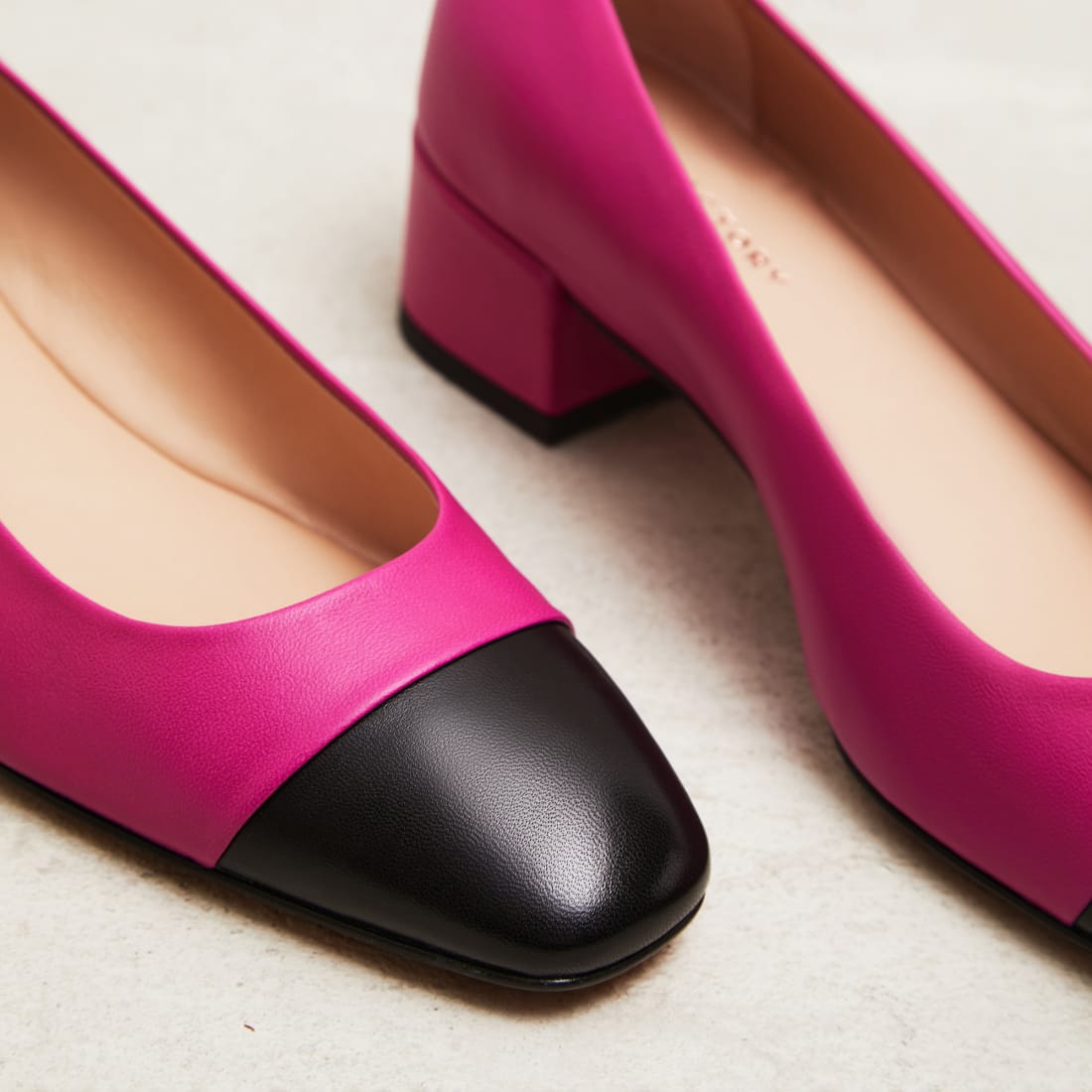 Розовые кожаные туфли - Image 3 of 4