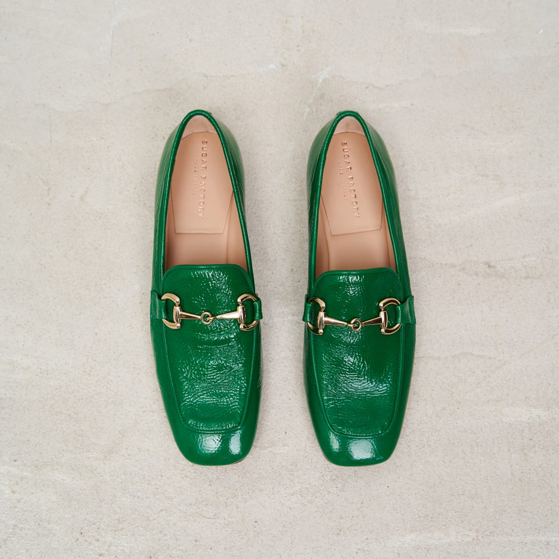 Зеленые кожаные лоферы - Image 2 of 5