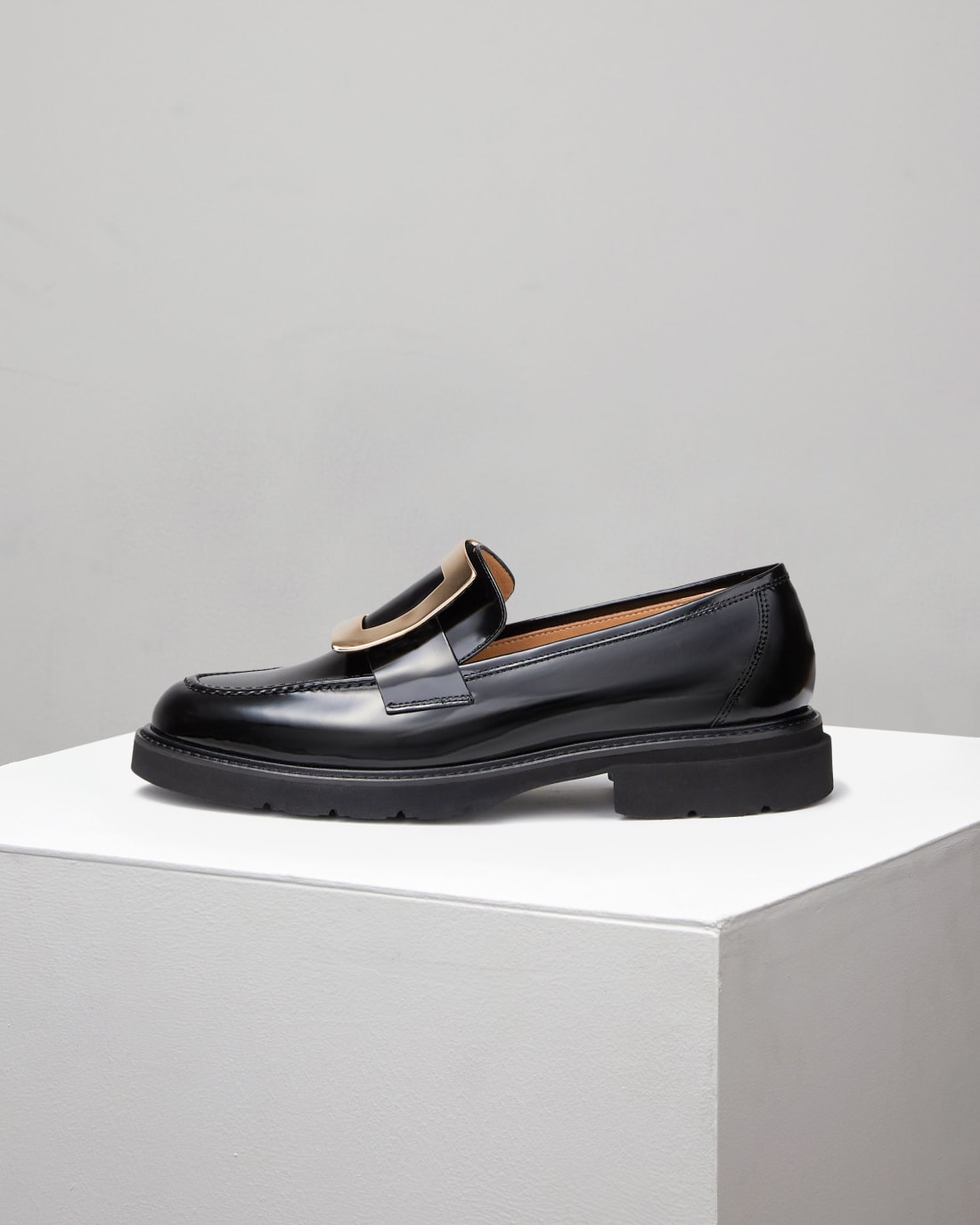 Черные кожаные лоферы - Image 1 of 6