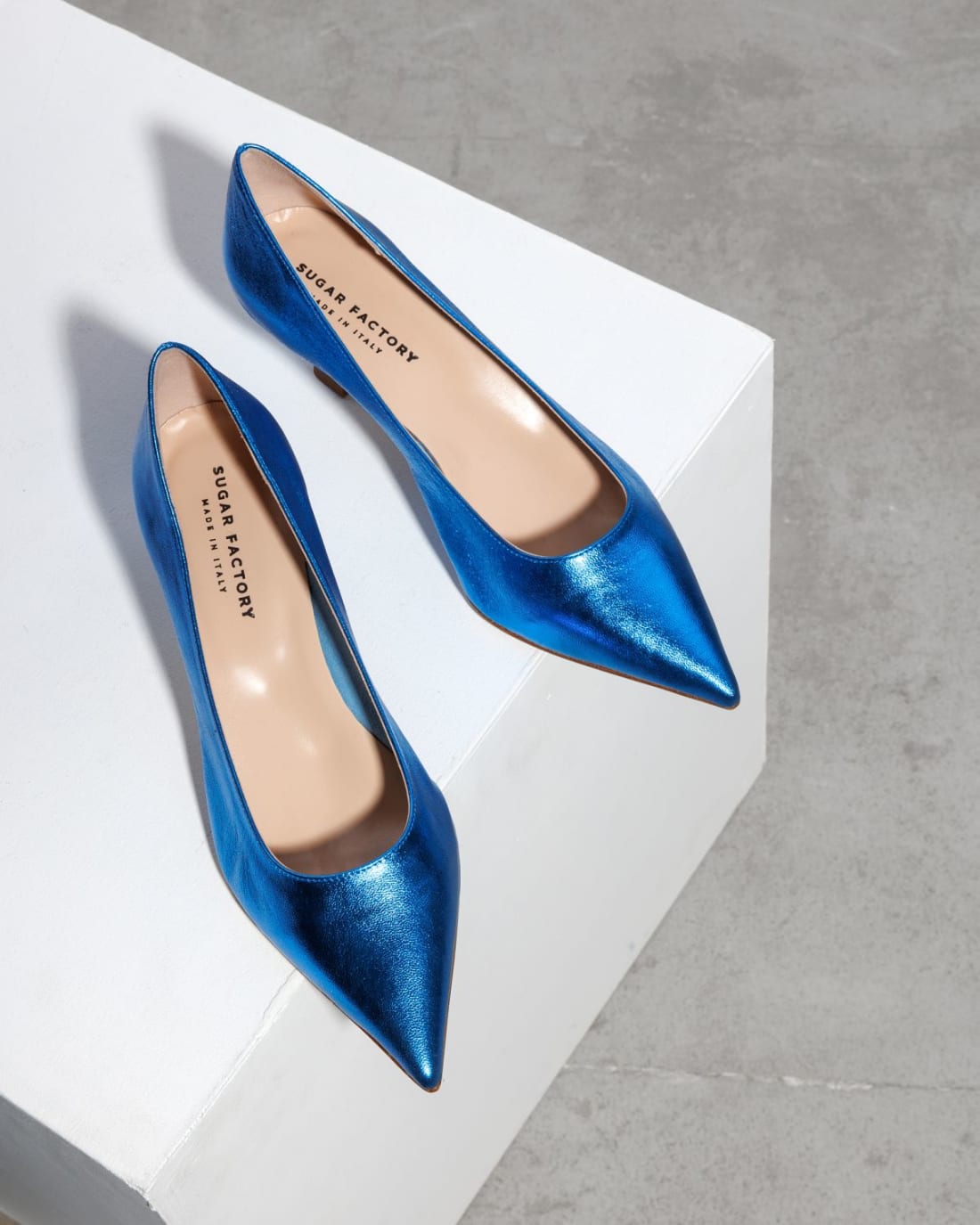 Синие кожаные туфли - Image 2 of 4