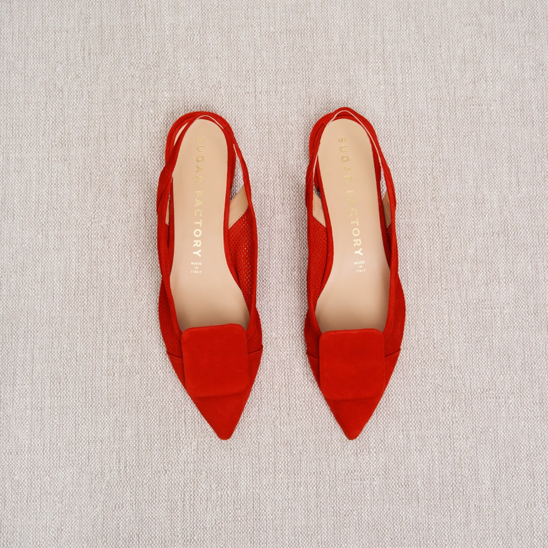 Красные замшевые туфли - Image 2 of 6