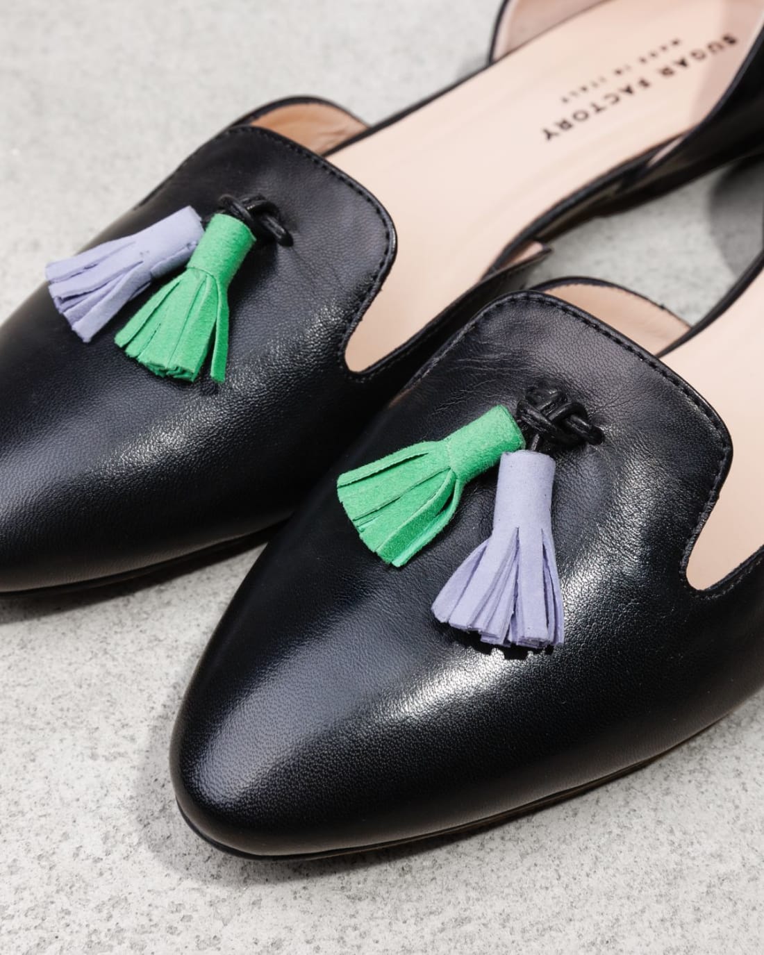 Черные кожаные балетки - Image 4 of 7