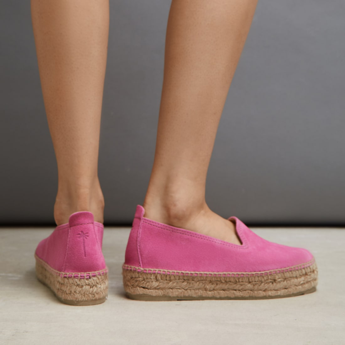 Розовые замшевые эспадрильи - Image 4 of 5