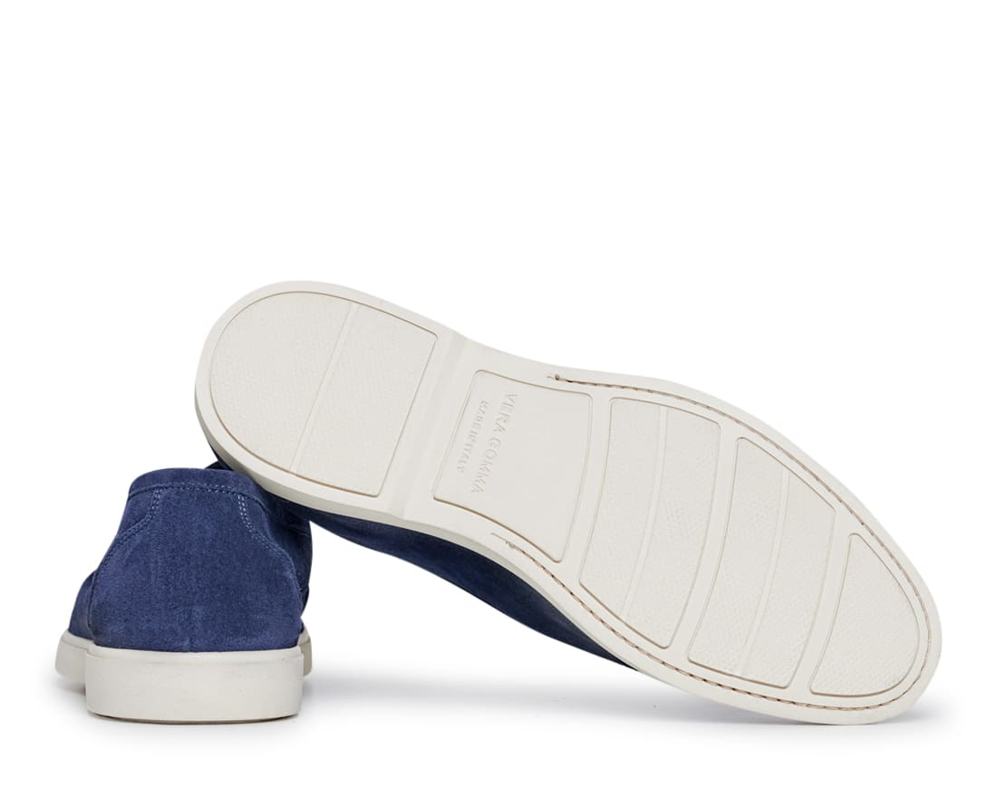 Мужские синие замшевые лоферы - Image 4 of 4