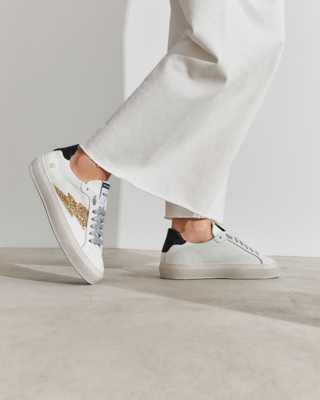 Белые кожаные кеды - Image 7 of 7