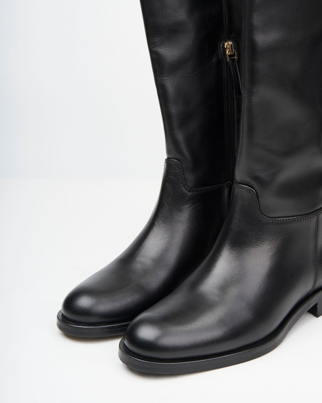 Черные кожаные сапоги - Image 4 of 6