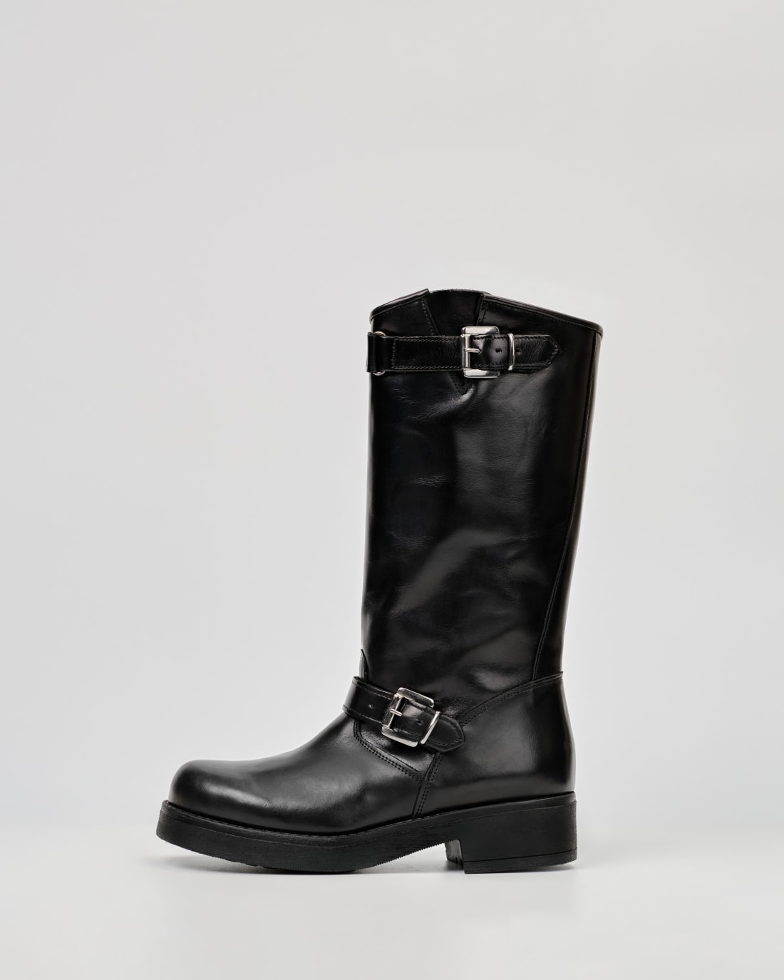 Черные кожаные сапоги - Image 1 of 3