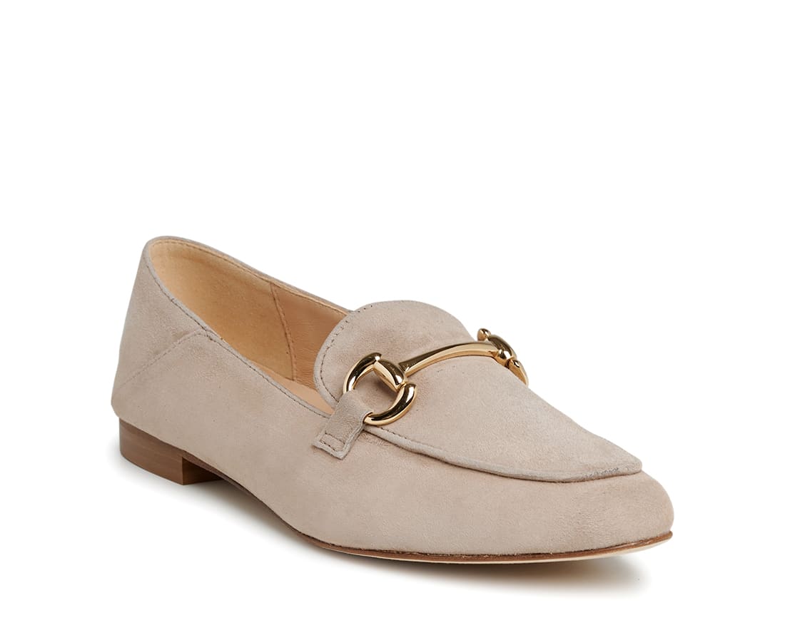 Бежевые замшевые лоферы - Image 2 of 5