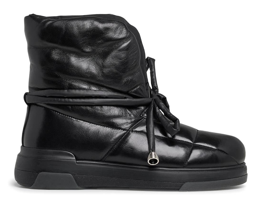 Черные кожаные полуботинки - Image 1 of 5