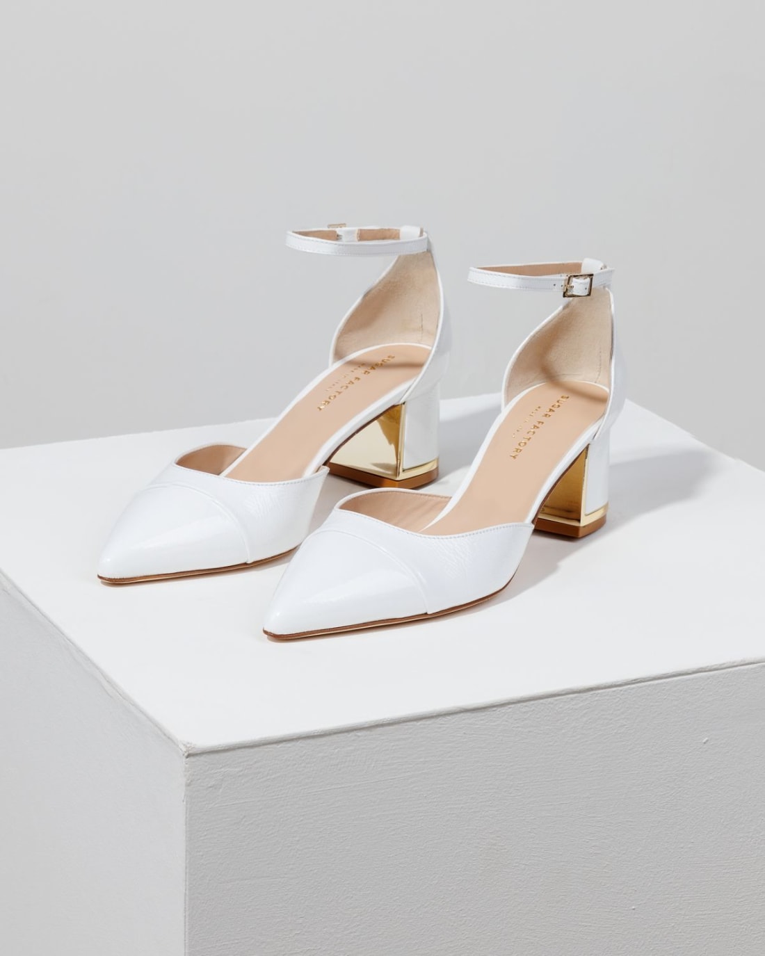 Белые кожаные туфли - Image 3 of 7