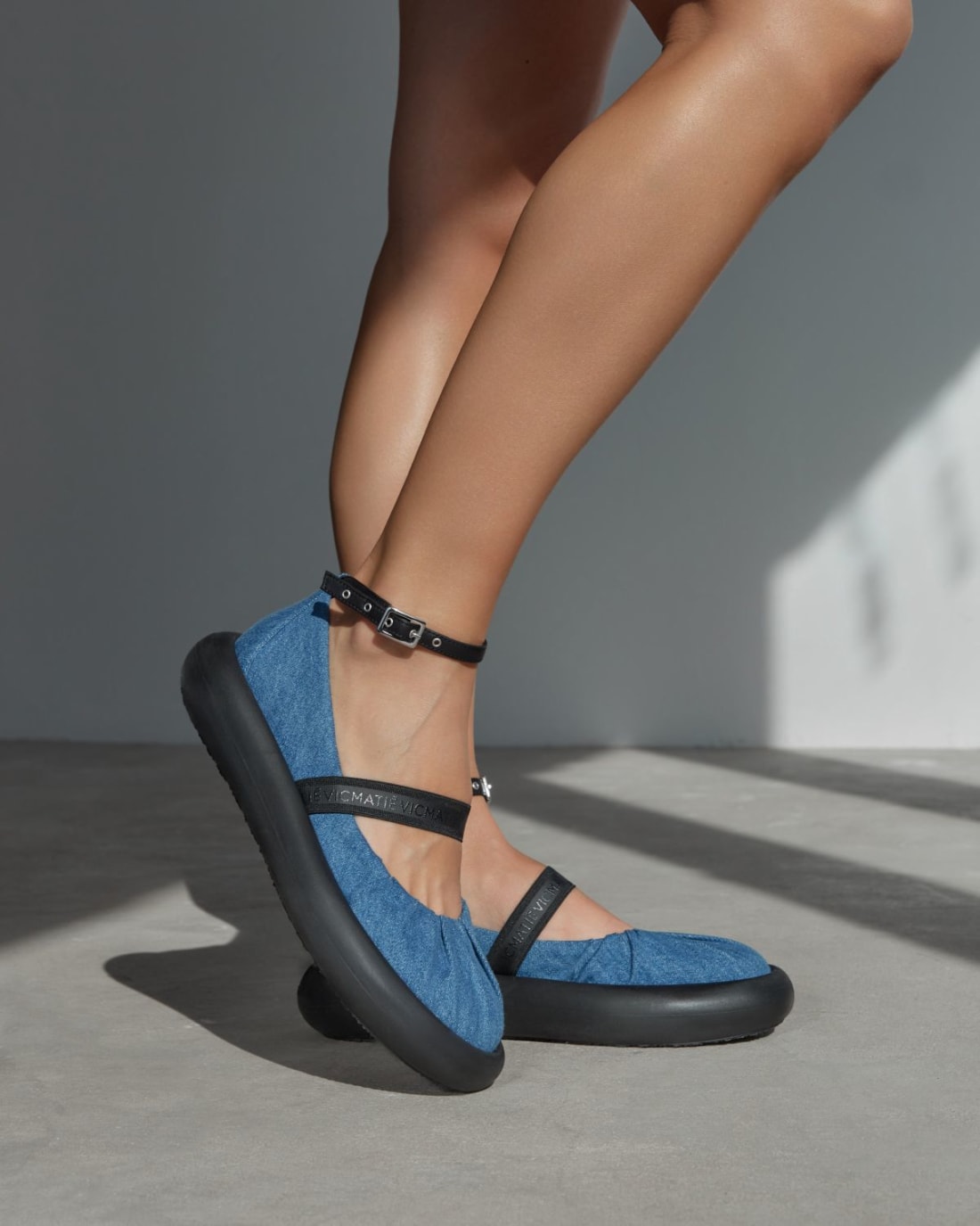 Синие текстильные туфли - Image 6 of 6