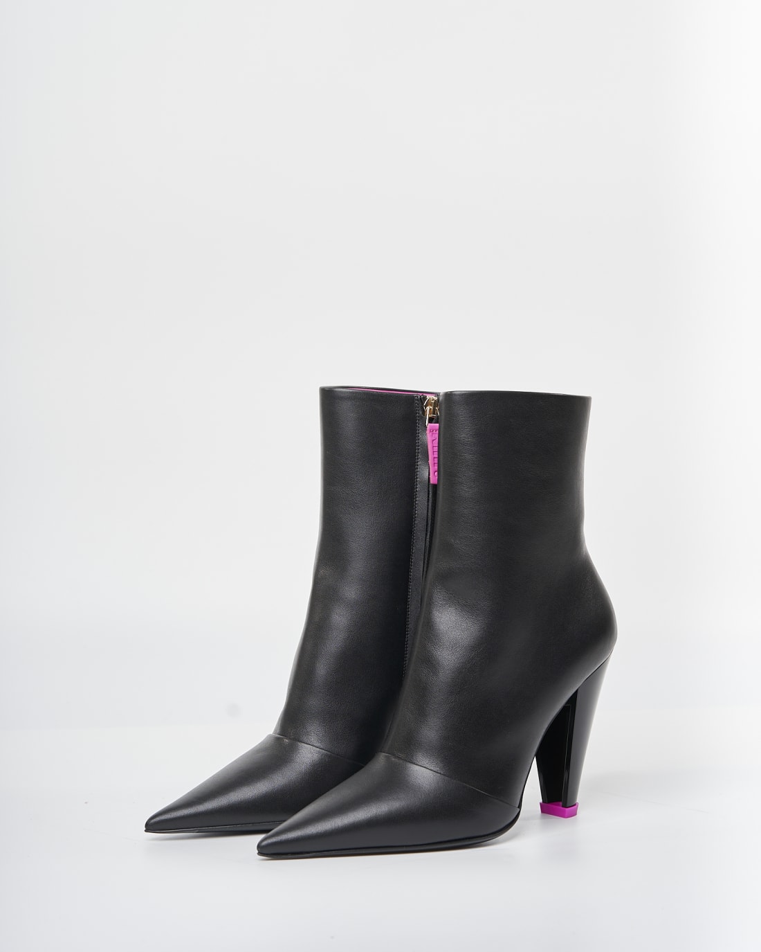 Черные кожаные ботильоны - Image 4 of 6