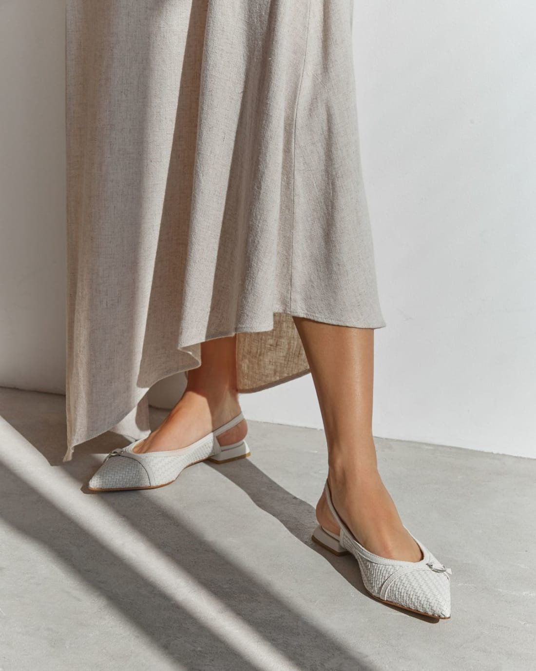 Белые кожаные туфли - Image 5 of 6