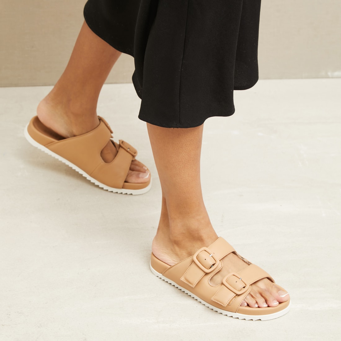 Бежевые кожаные биркенштоки - Image 5 of 5