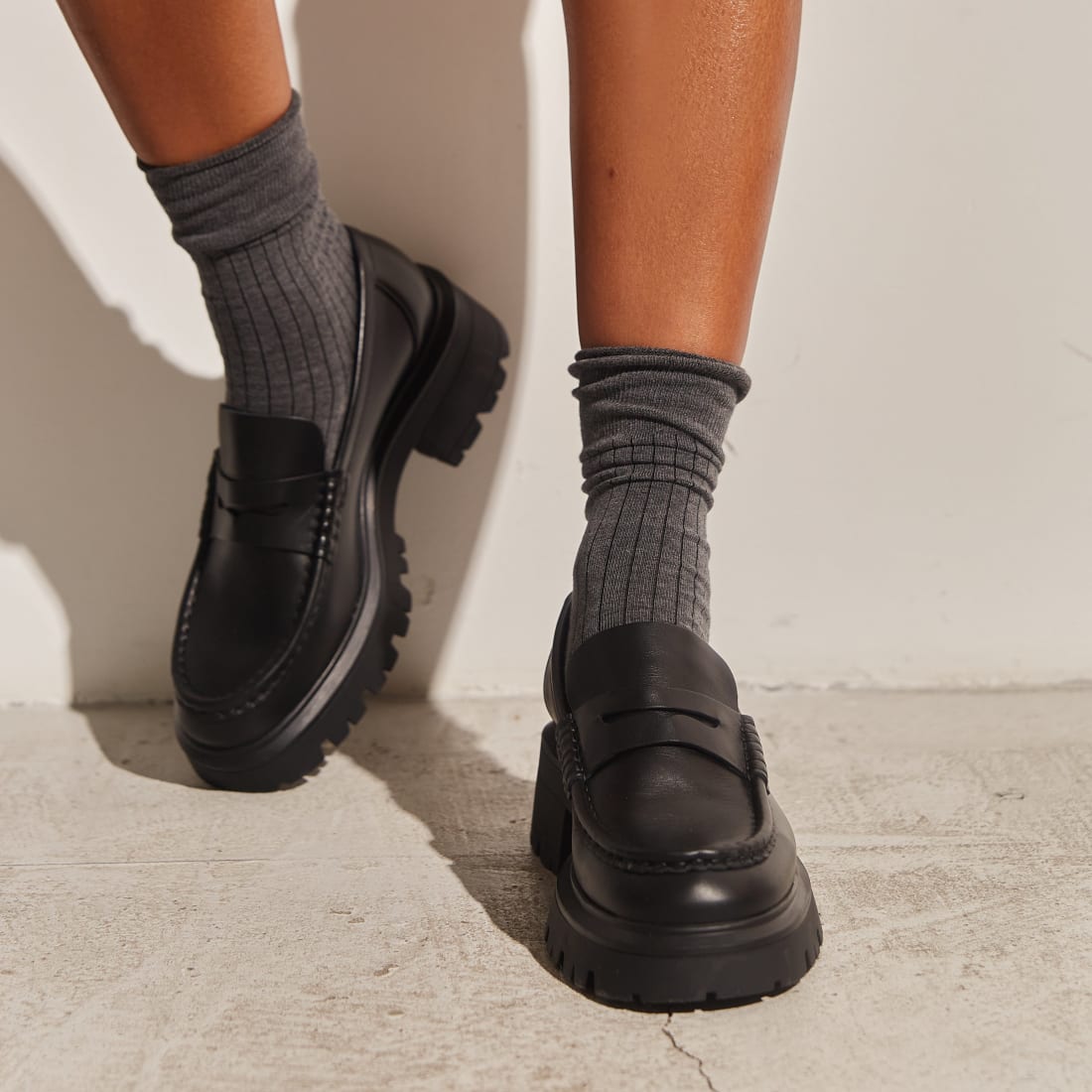 Черные кожаные лоферы - Image 5 of 5