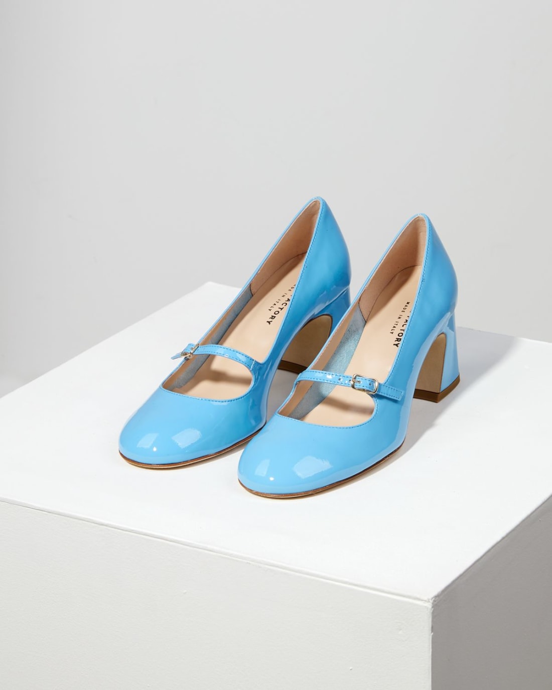 Голубые кожаные туфли - Image 3 of 6