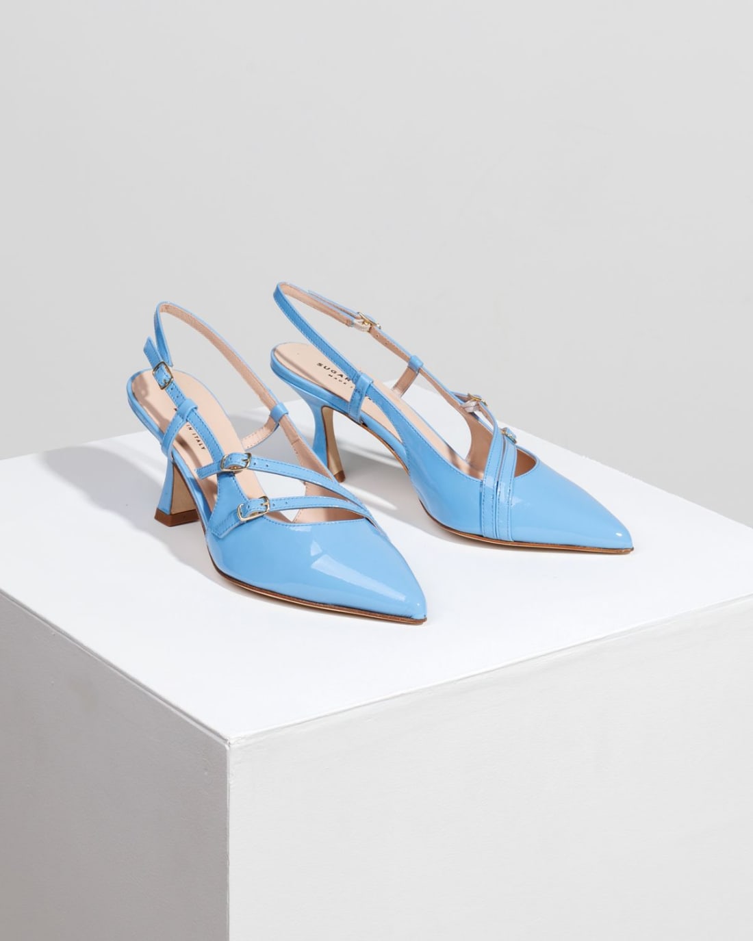 Голубые кожаные туфли - Image 3 of 6