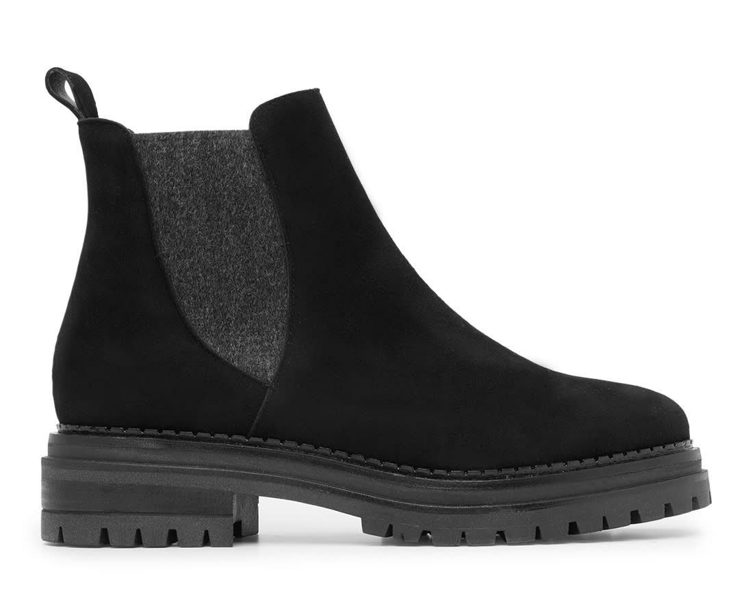 Чёрные замшевые ботинки - Image 1 of 4