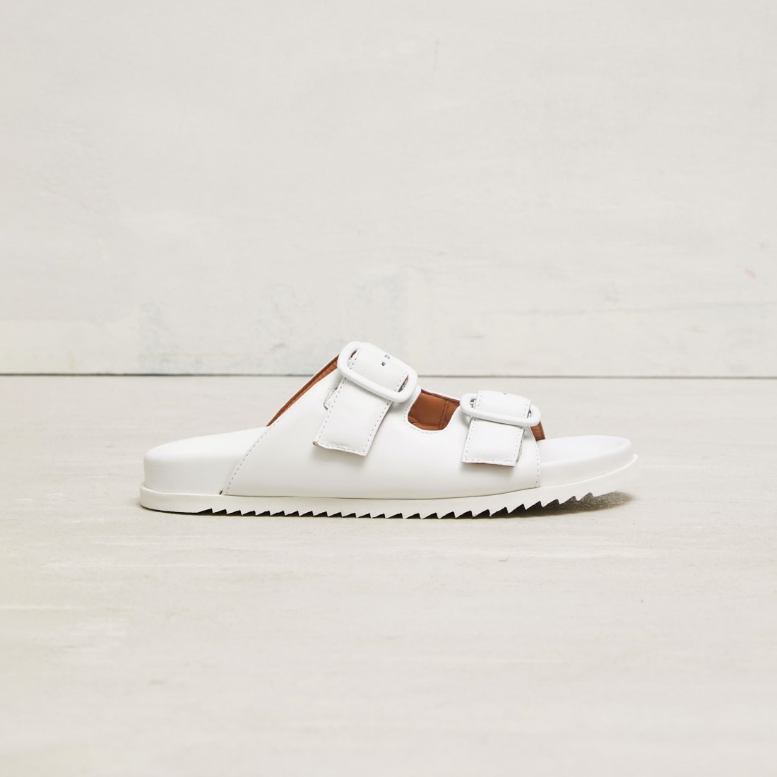 Белые кожаные биркенштоки - Image 1 of 5