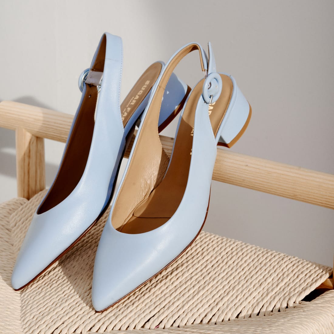 Голубые кожаные туфли - Image 5 of 5