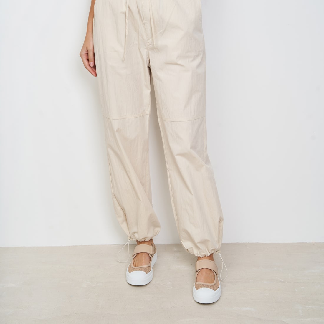 Бежевые текстильные кеды - Image 5 of 5