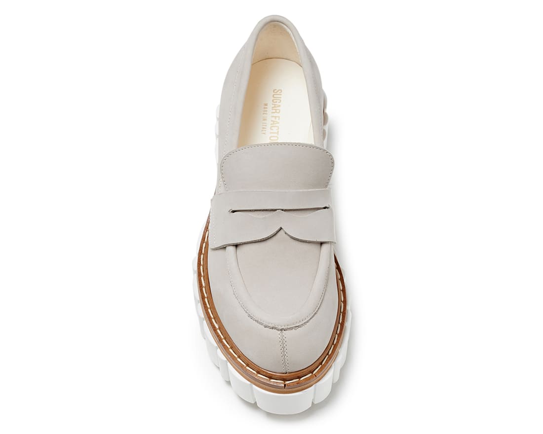 Серые лоферы из нубука - Image 4 of 5