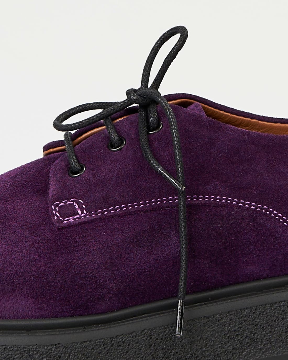 Фиолетовые замшевые полуботинки - Image 4 of 4