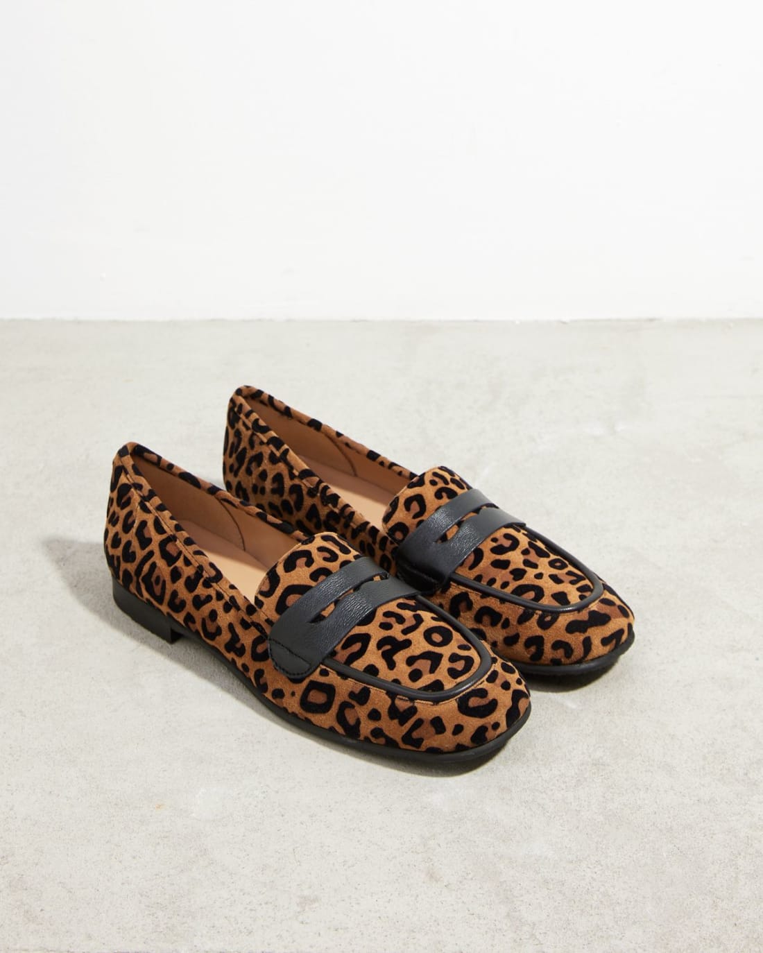 Леопардовые замшевые лоферы - Image 2 of 4