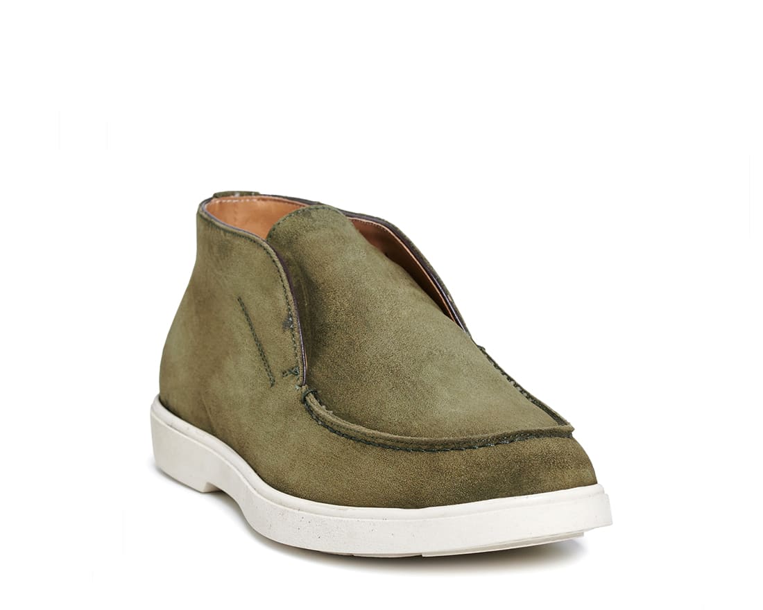 Зеленые замшевые полуботинки - Image 2 of 4