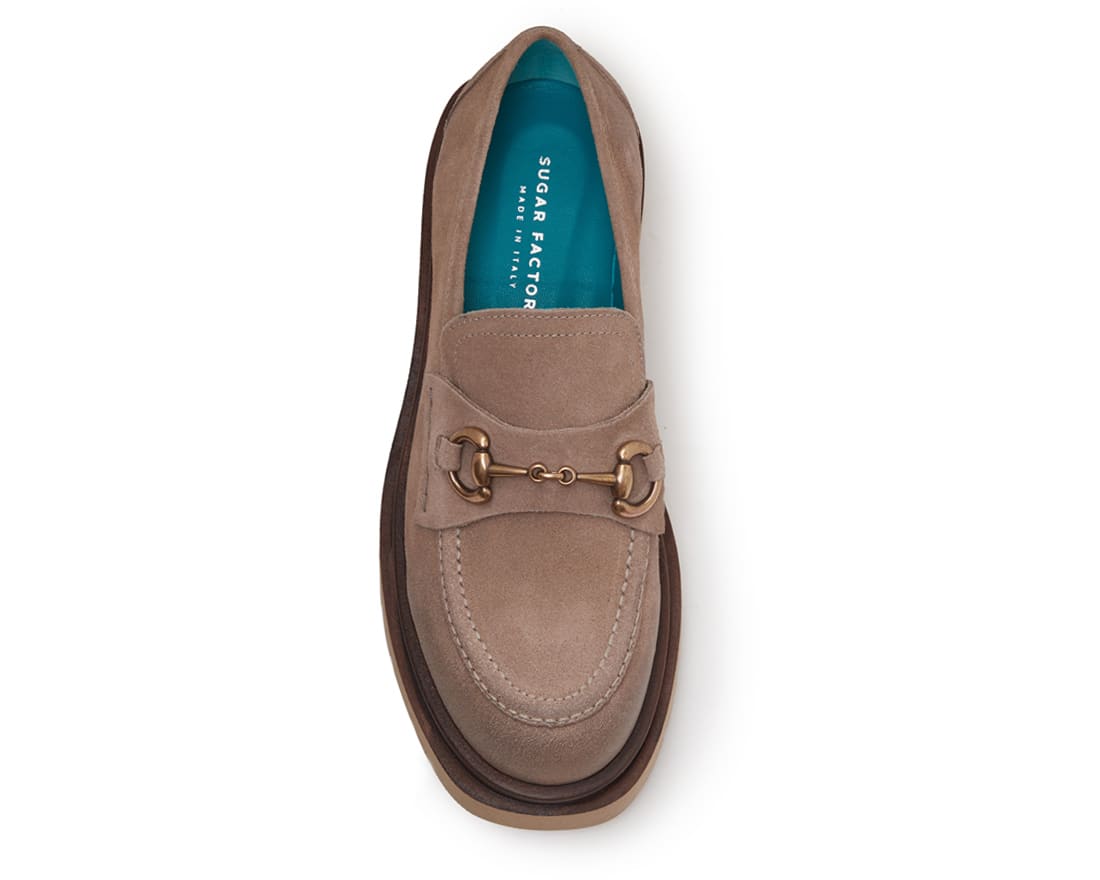 Бежевые замшевые лоферы - Image 4 of 4