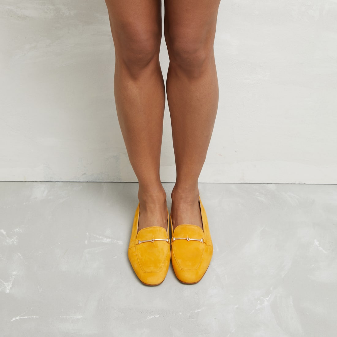 Желтые замшевые лоферы - Image 5 of 5
