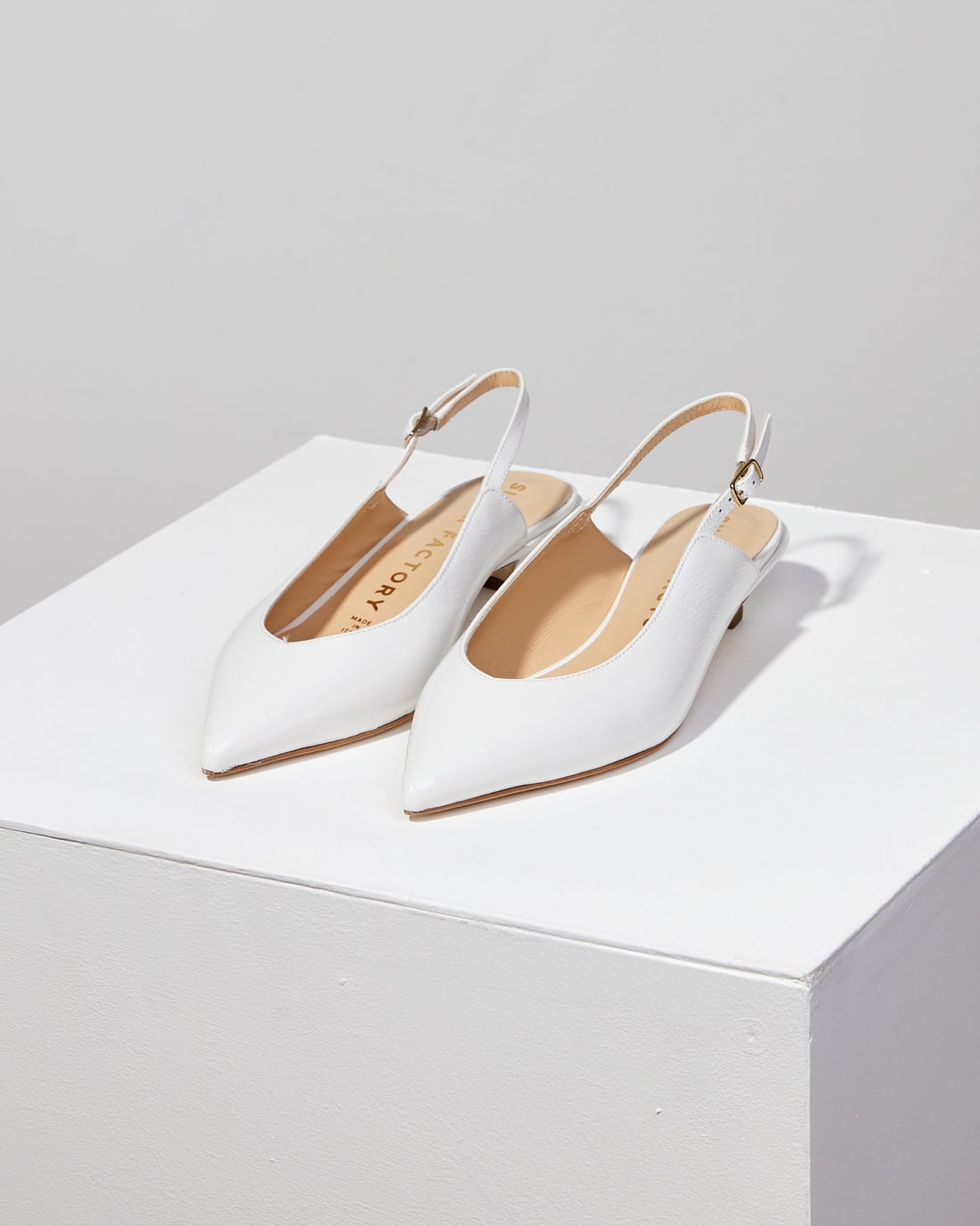 Белые кожаные туфли - Image 3 of 4