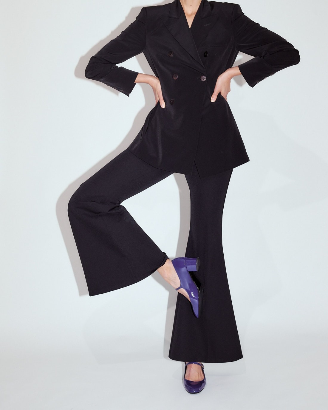 Фиолетовые кожаные туфли - Image 7 of 7