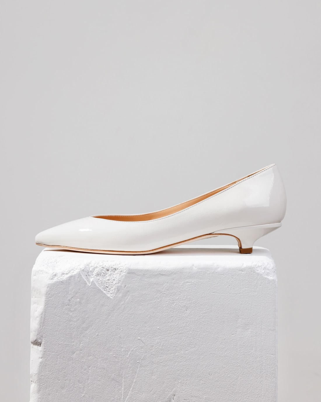 Белые кожаные туфли - Image 1 of 6