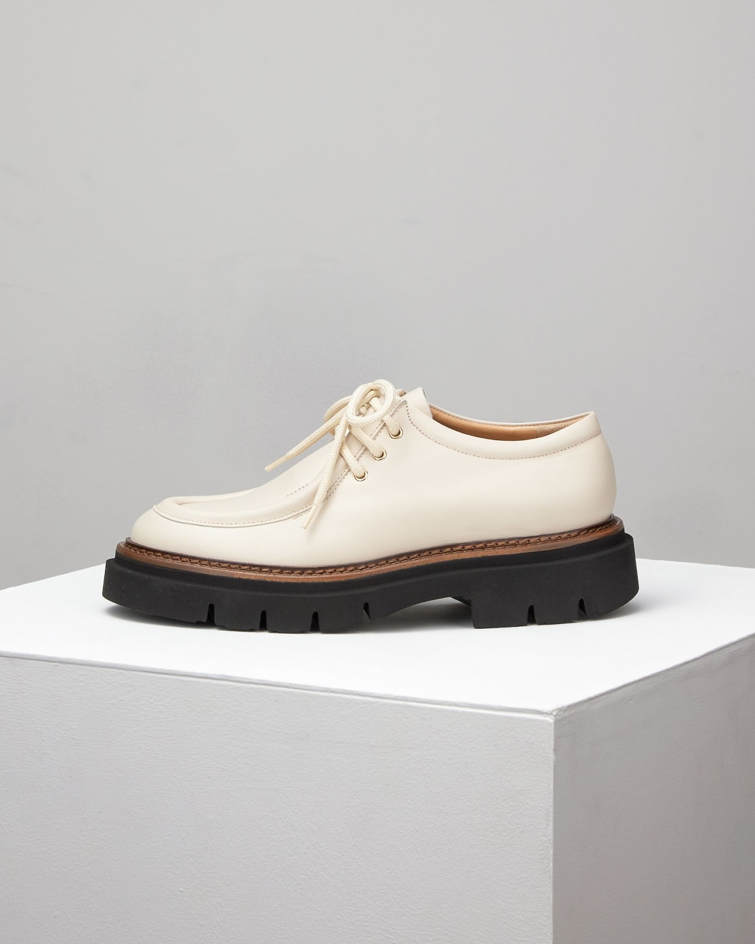 Молочные кожаные полуботинки - Main image