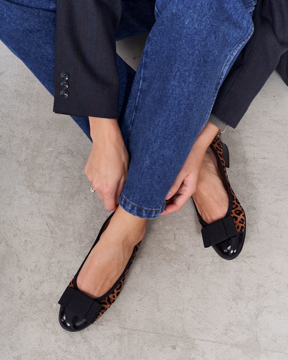 Леопардовые замшевые балетки - Image 2 of 5