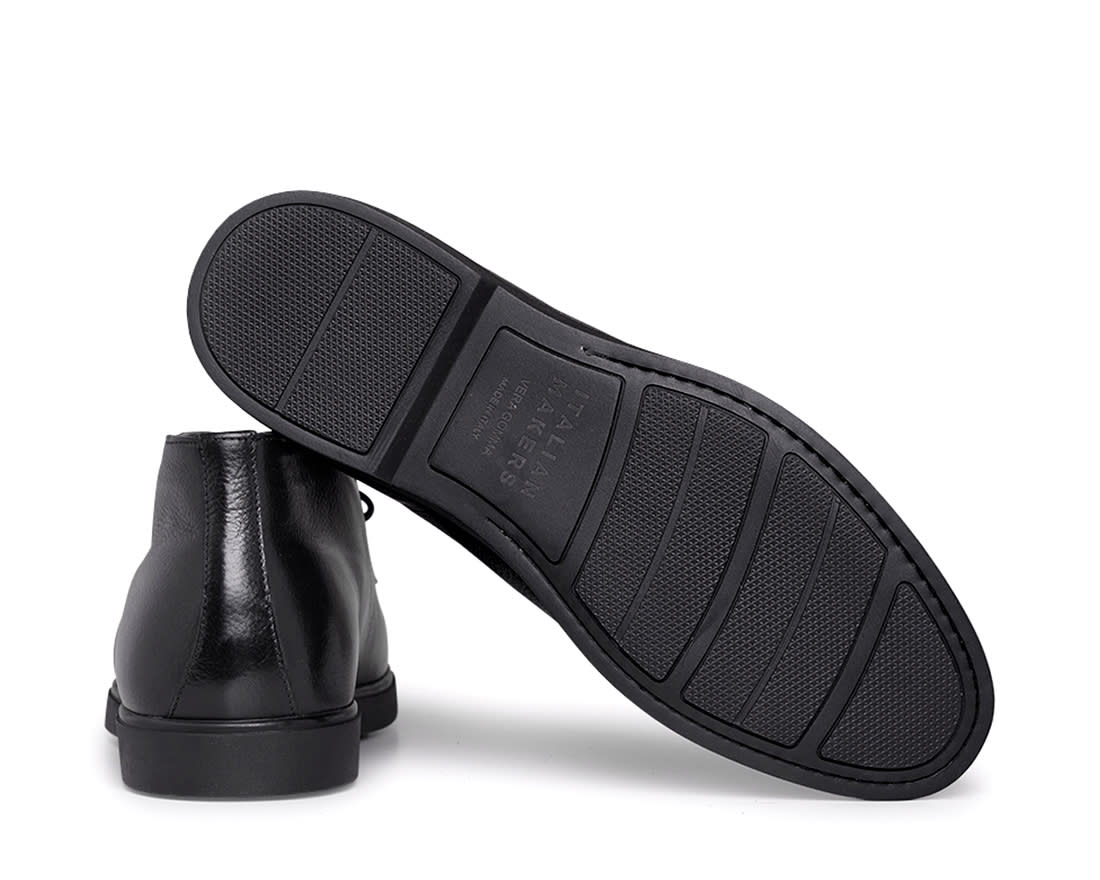 Мужские утепленные черные кожаные ботинки - Image 3 of 3