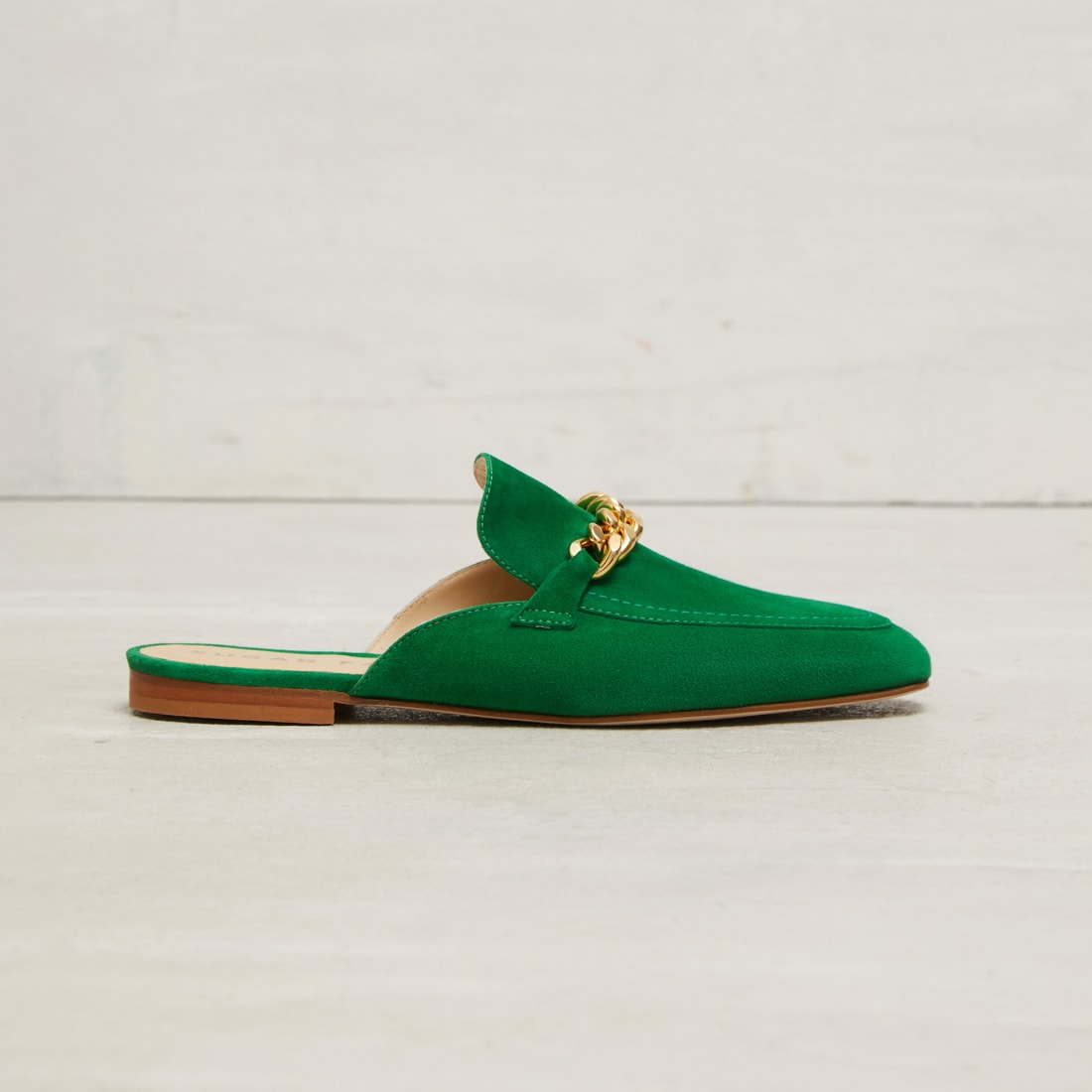 Зеленые замшевые слиперы - Image 1 of 3