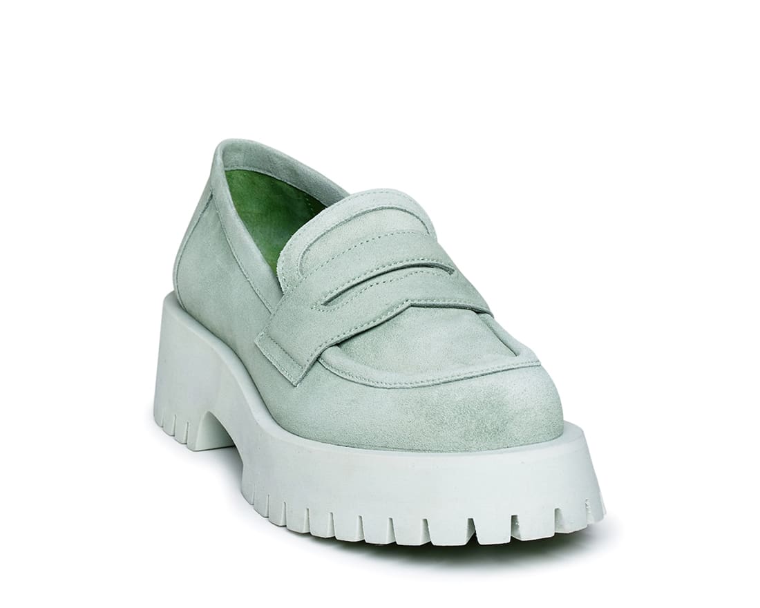 Зеленые замшевые лоферы - Image 2 of 5