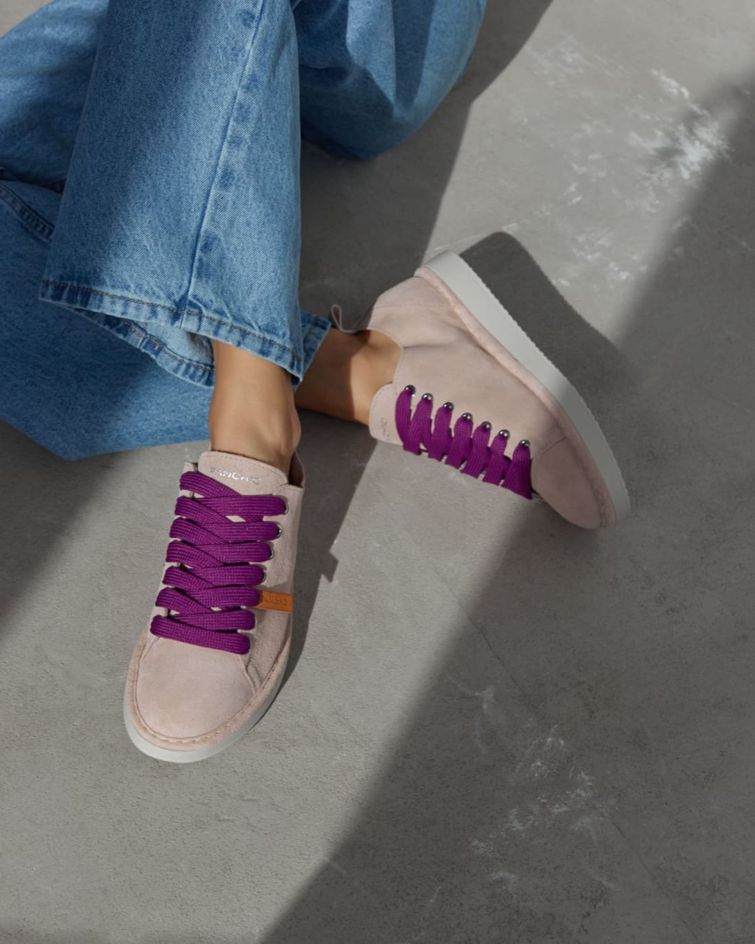 Светло-розовые замшевые кеды - Image 5 of 6