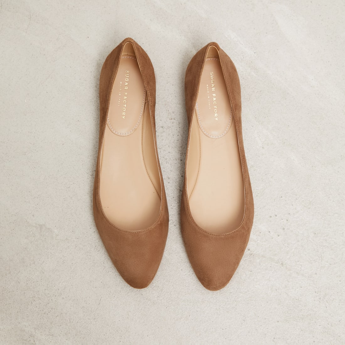 Коричневые замшевые балетки - Image 2 of 5